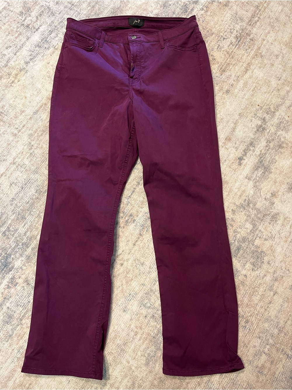 Jen7 Plum Straight Leg Pants - Picture 1 of 4